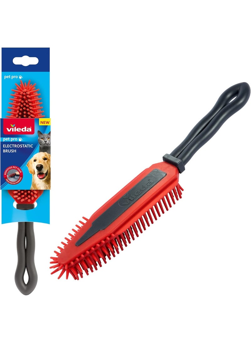 Vileda Pet Pro Electrostatic Brush Removes Hair From Textile Surfaces - Image 1